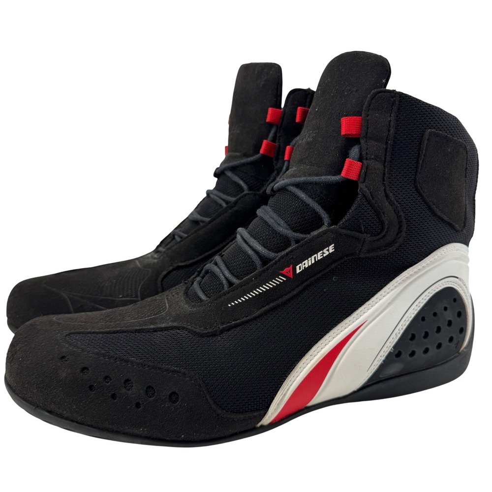 Dainese Motorshoe D-WP Boots Mens 11 Black Waterproof Motorcycle Riding Shoes